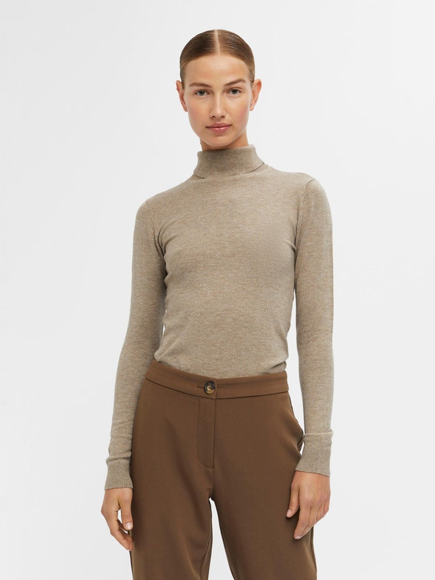 Thess Turtleneck - Fossil - Object - Khaki