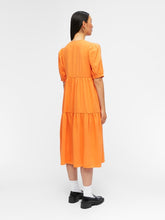 Carregar imagem no visualizador da galeria, Alaia Long Dress - Autumn Sunset - Object - Orange 4
