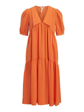 Carregar imagem no visualizador da galeria, Alaia Long Dress - Autumn Sunset - Object - Orange 5
