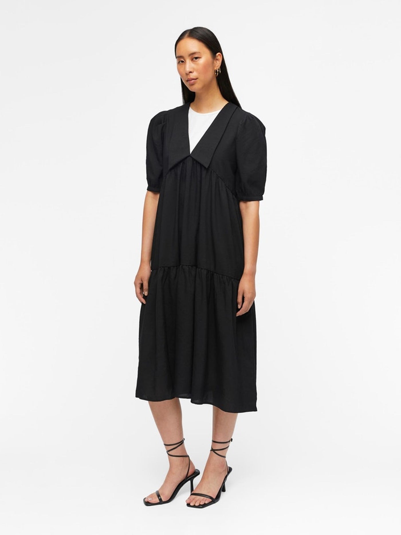 Alaia Long Dress - Black - Object - Black 2