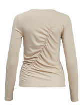 Charger l&#39;image dans la galerie, Jamie Long Sleeved Top - Sandshell - Object - Khaki 5
