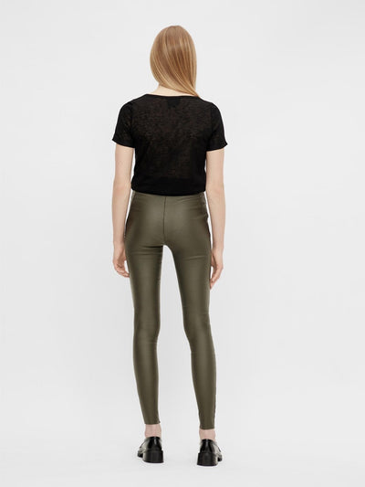 Belle Coated Leggings - Forest Night - Object - Black 4