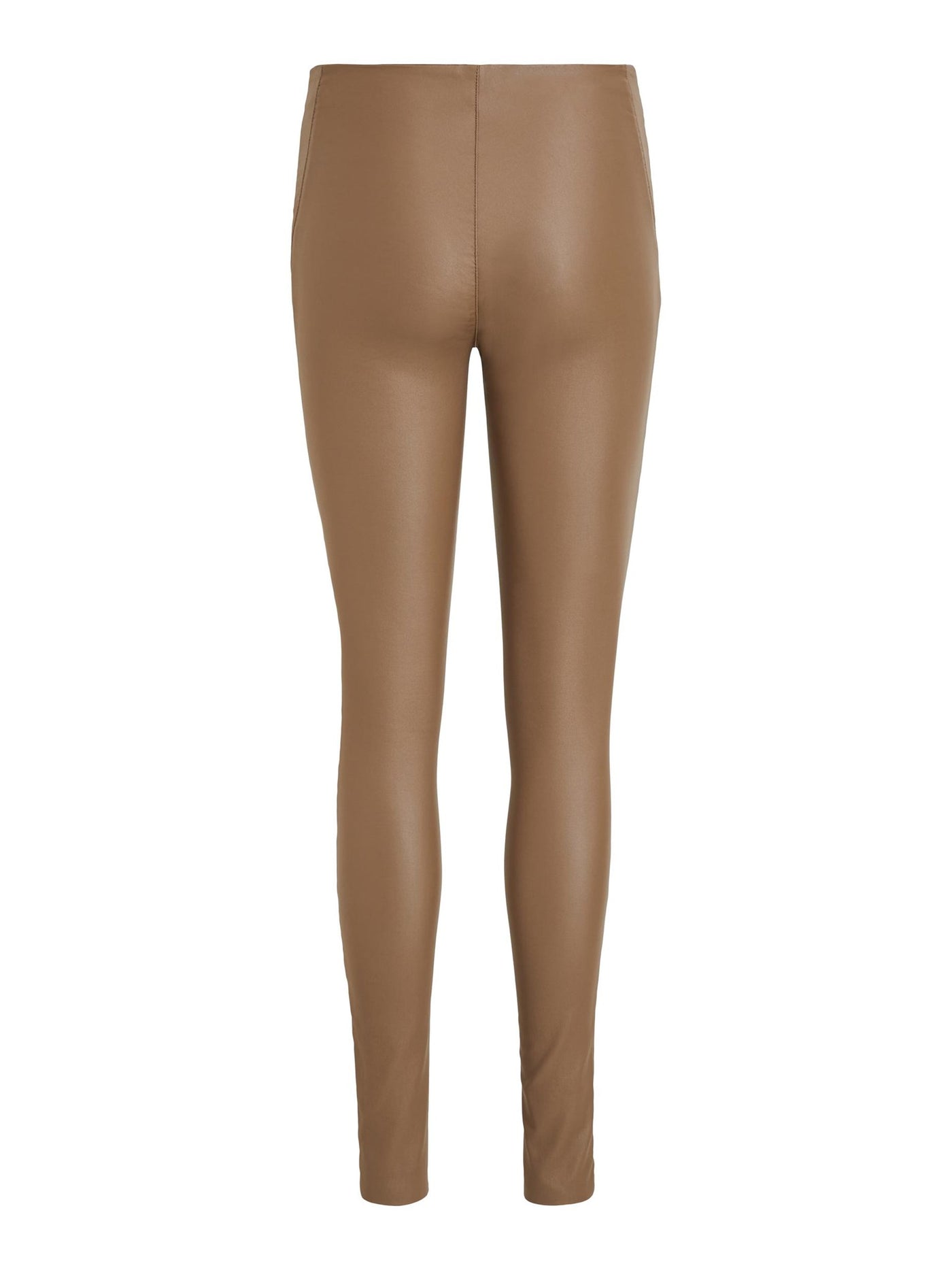 Belle Coated Leggings - Beige - Object - Khaki 7