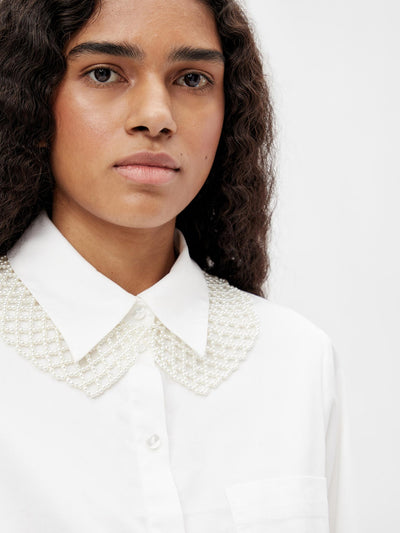 Roxa Long Shirt - White - Object - White 2