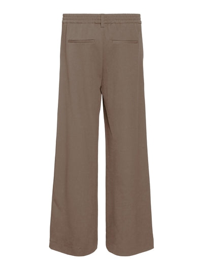 Lisa Wide Pants - Brown - Object - Brown 7