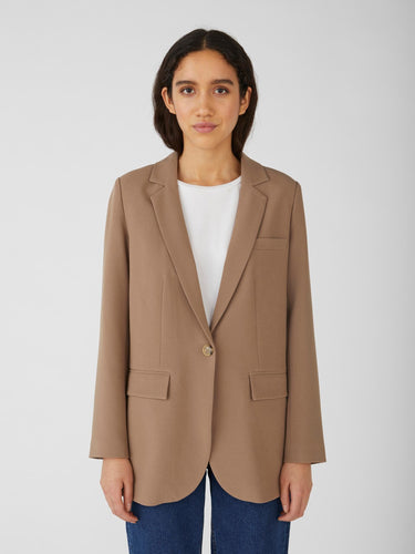 Sigrid Blazer - Fossil - Object - Brown