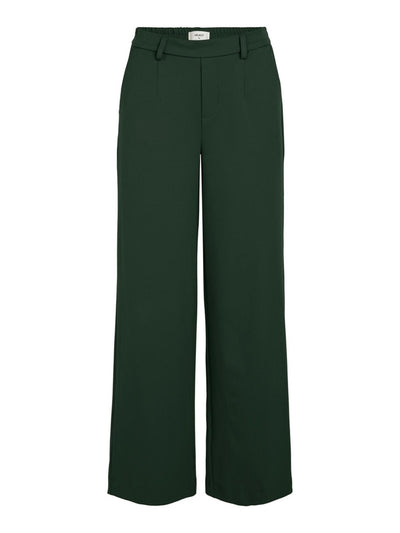 Lisa Wide Pants - Black - Object - Green 4