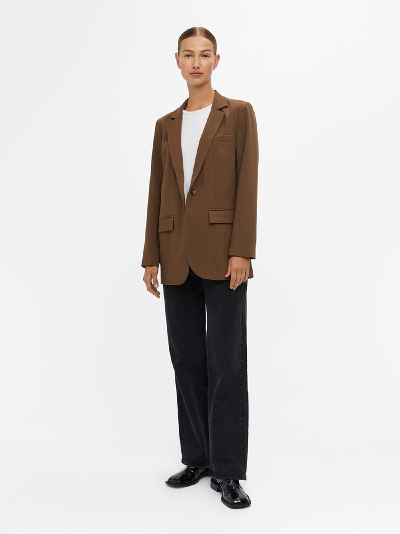 Sigrid Blazer - Dark Earth - Object - Brown 4