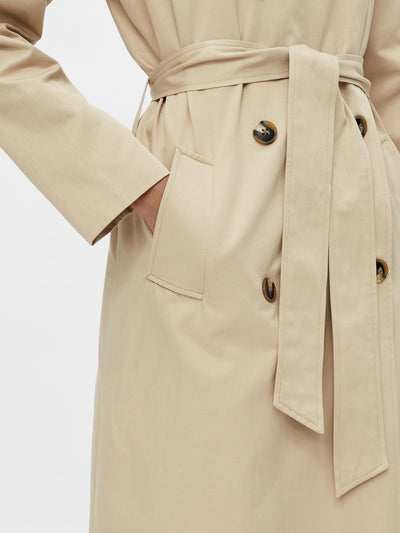 Clara Trenchcoat - Humus - Object - Khaki 3