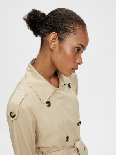 Clara Trenchcoat - Humus - Object - Khaki 4