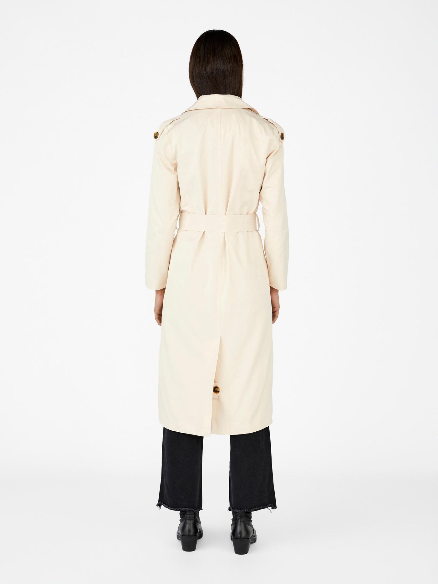 Clara Trenchcoat - Sandshell - Object - White 8