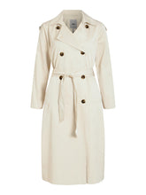 Carregar imagem no visualizador da galeria, Clara Trenchcoat - Sandshell - Object - White 5
