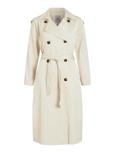 Clara Trenchcoat - Sandshell - Object - White 5