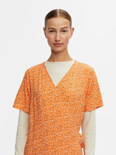 Cargar imagen en el visor de la galería, Ema Elise Wrap Dress - Autumn Sunset - Object - Orange 3
