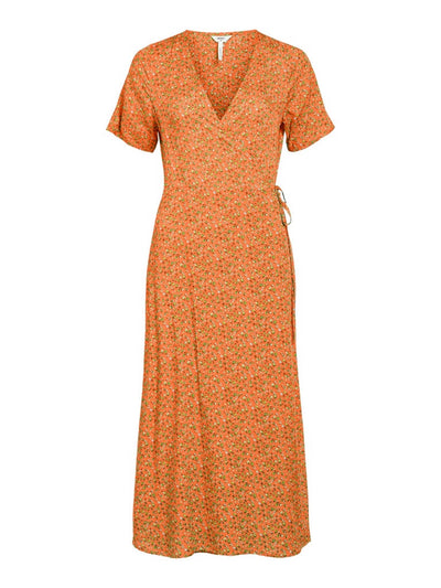 Ema Elise Wrap Dress - Autumn Sunset - Object - Orange 6