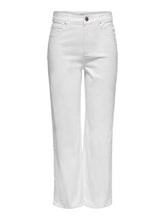 Load image into Gallery viewer, Wide high-waist jeans - White - ONLY - White 8
