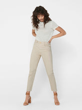 Load image into Gallery viewer, Emily High Waist Jeans - Ecru - ONLY - Khaki 4
