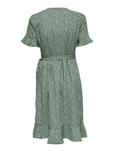 Load image into Gallery viewer, Olivia Wrap Dress - Chinois Green - ONLY - Green 8
