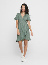 Load image into Gallery viewer, Olivia Wrap Dress - Chinois Green - ONLY - Green
