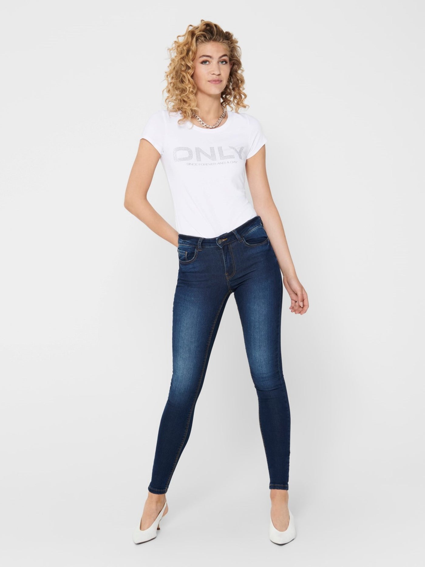 Performance Jeans - Blue denim (mid-waist) - Jacqueline de Yong - Blue 5