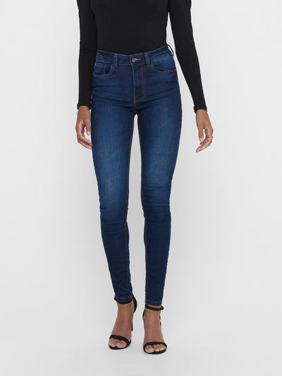 Performance Jeans - Blue denim (high-waist) - Jacqueline de Yong - Blue 4