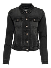 Carregar imagem no visualizador da galeria, Denim jacket - Black - ONLY - Black 4
