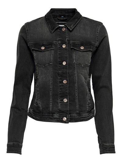 Denim jacket - Black - ONLY - Black 4