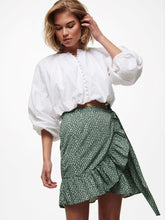 Load image into Gallery viewer, Olivia Wrap Skirt - Chinois Green - ONLY - Green 3
