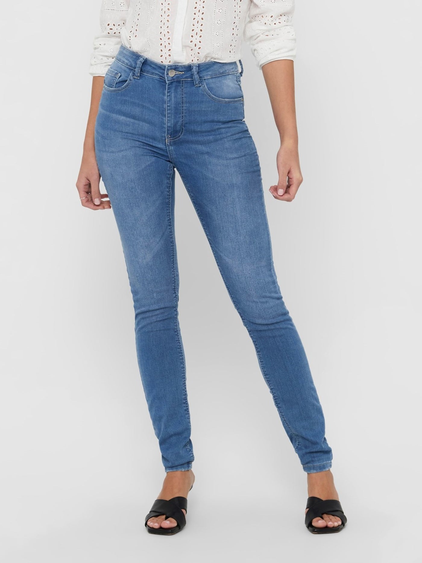 Performance Jeans - Light blue (high-waist) - Jacqueline de Yong - Blue 2