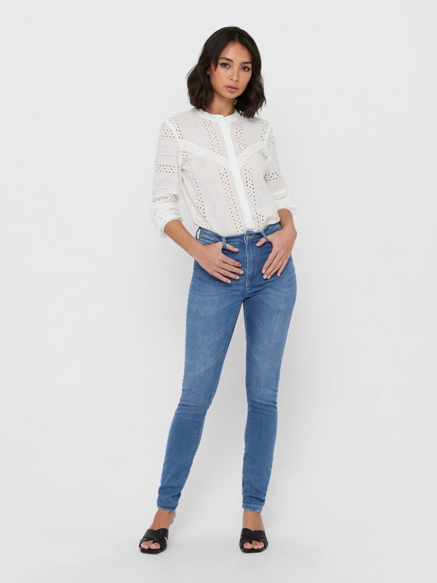 Performance Jeans - Light blue (high-waist) - Jacqueline de Yong - Blue 5