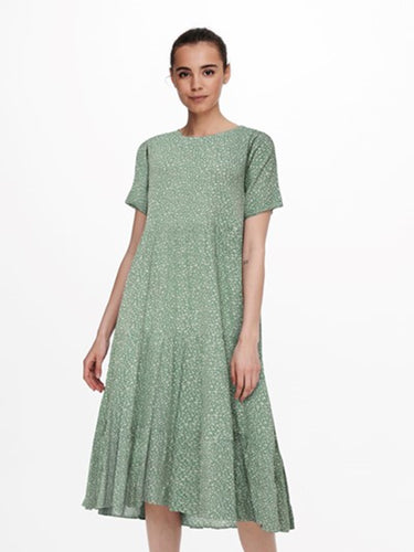 Abigail Life Midi Dress - Chinois Green - ONLY - Green