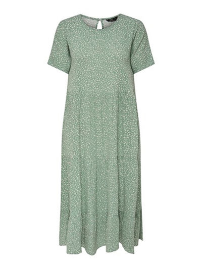 Abigail Life Midi Dress - Chinois Green - ONLY - Green 4