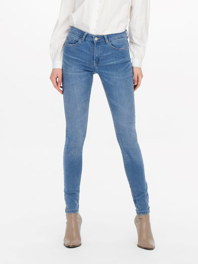 Performance Jeans - Light Blue (Mid Waist) - Jacqueline de Yong - Blue 2