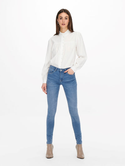 Performance Jeans - Light Blue (Mid Waist) - Jacqueline de Yong - Blue 5