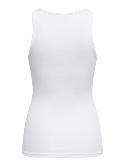 Kenya Rib Tank Top - White - ONLY - White 5