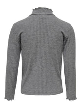 Load image into Gallery viewer, Nella long-sleeved sweater - Medium Gray Melange - Kids Only - Grey 2
