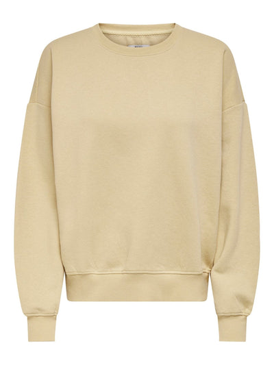 Comfy crewneck - Sand colored - ONLY - Khaki 2