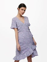 Load image into Gallery viewer, Olivia Wrap Dress - Chinese Violet - ONLY - Purple 5
