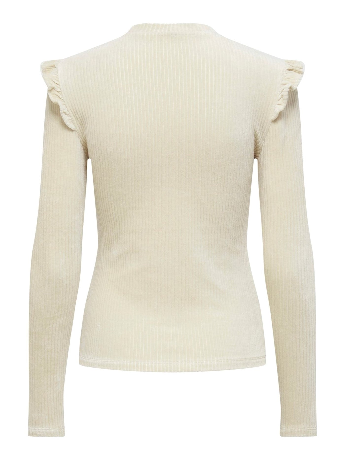 Fenja Sweater - Pumice Stone - ONLY - White 2