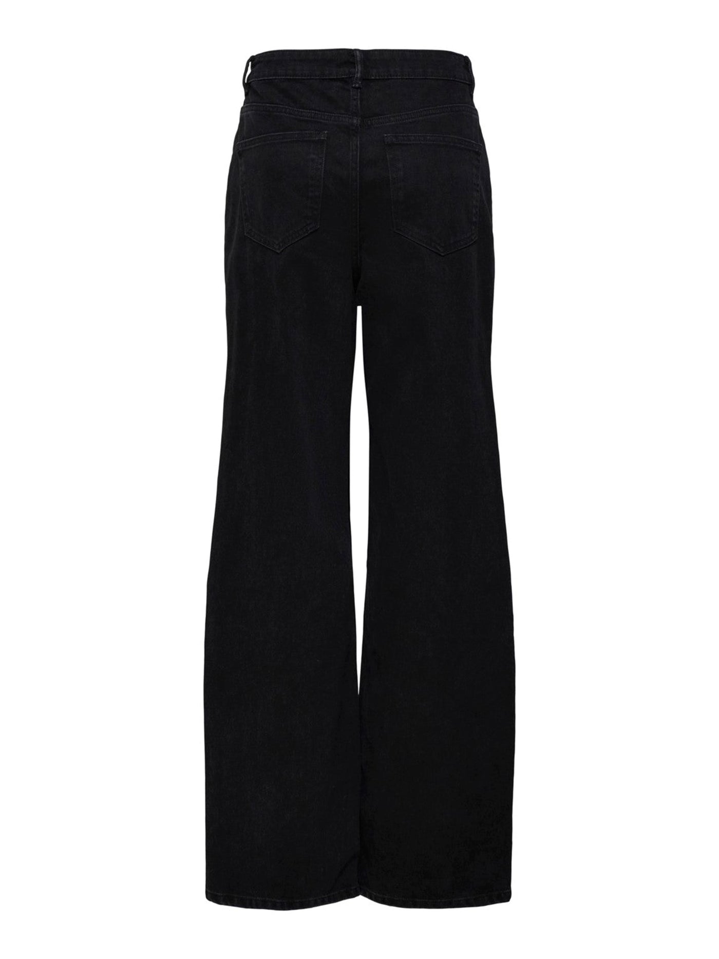 Camille Wide Leg Jeans - Black Denim - ONLY - Black 3