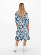 Load image into Gallery viewer, Olivia 3/4 Wrap Midi Dress - Blue Fog - ONLY - Blue 6
