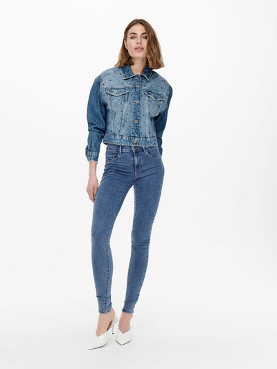 Rain Skinny fit Jeans - Denim blue - ONLY - Blue 4