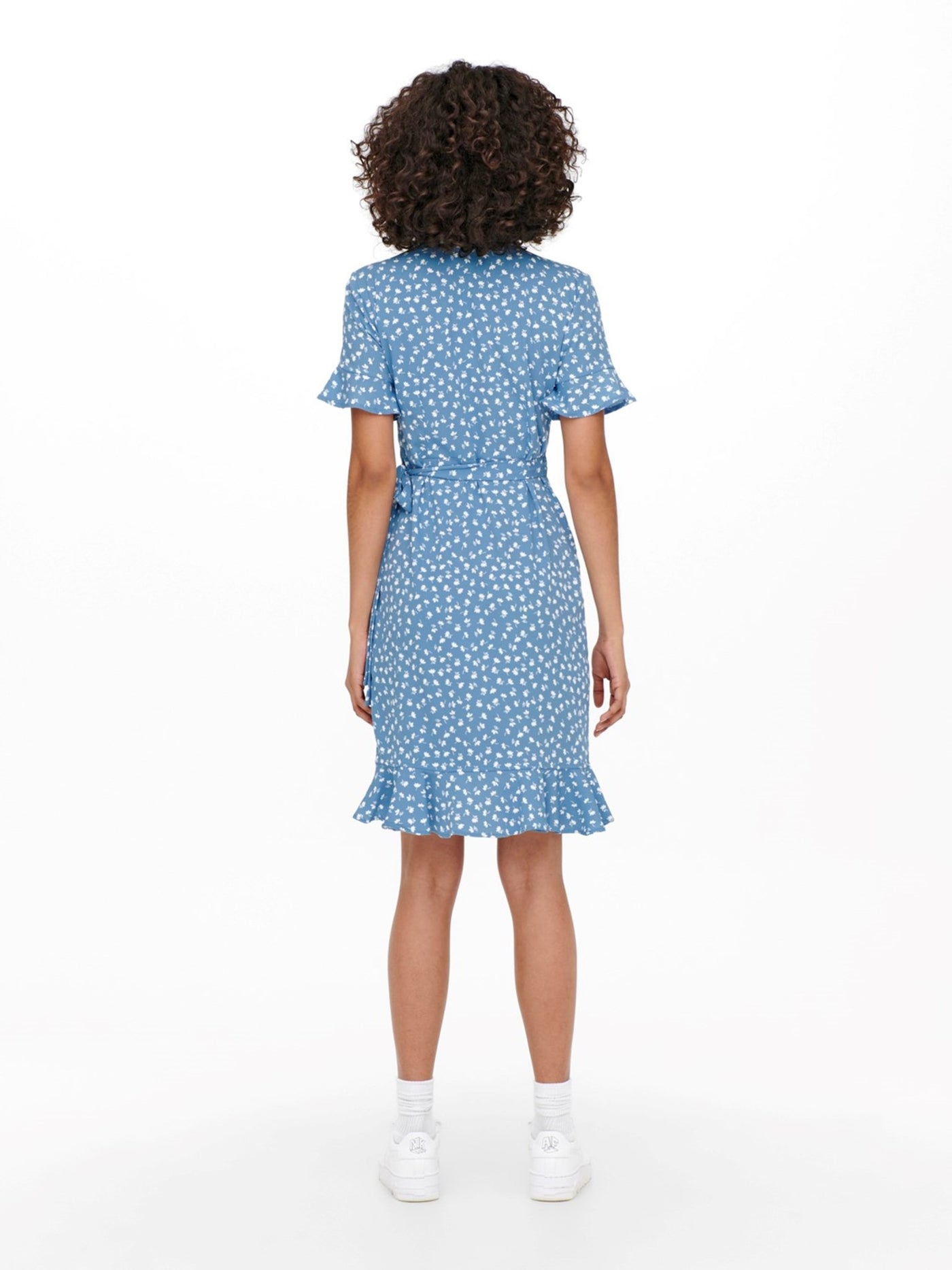 Olivia Wrap Dress - Allure - ONLY - Blue 5