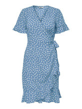 Load image into Gallery viewer, Olivia Wrap Dress - Allure - ONLY - Blue 6
