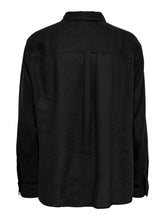 Carregar imagem no visualizador da galeria, Tokyo Linen Shirt - Black - ONLY - Black 2
