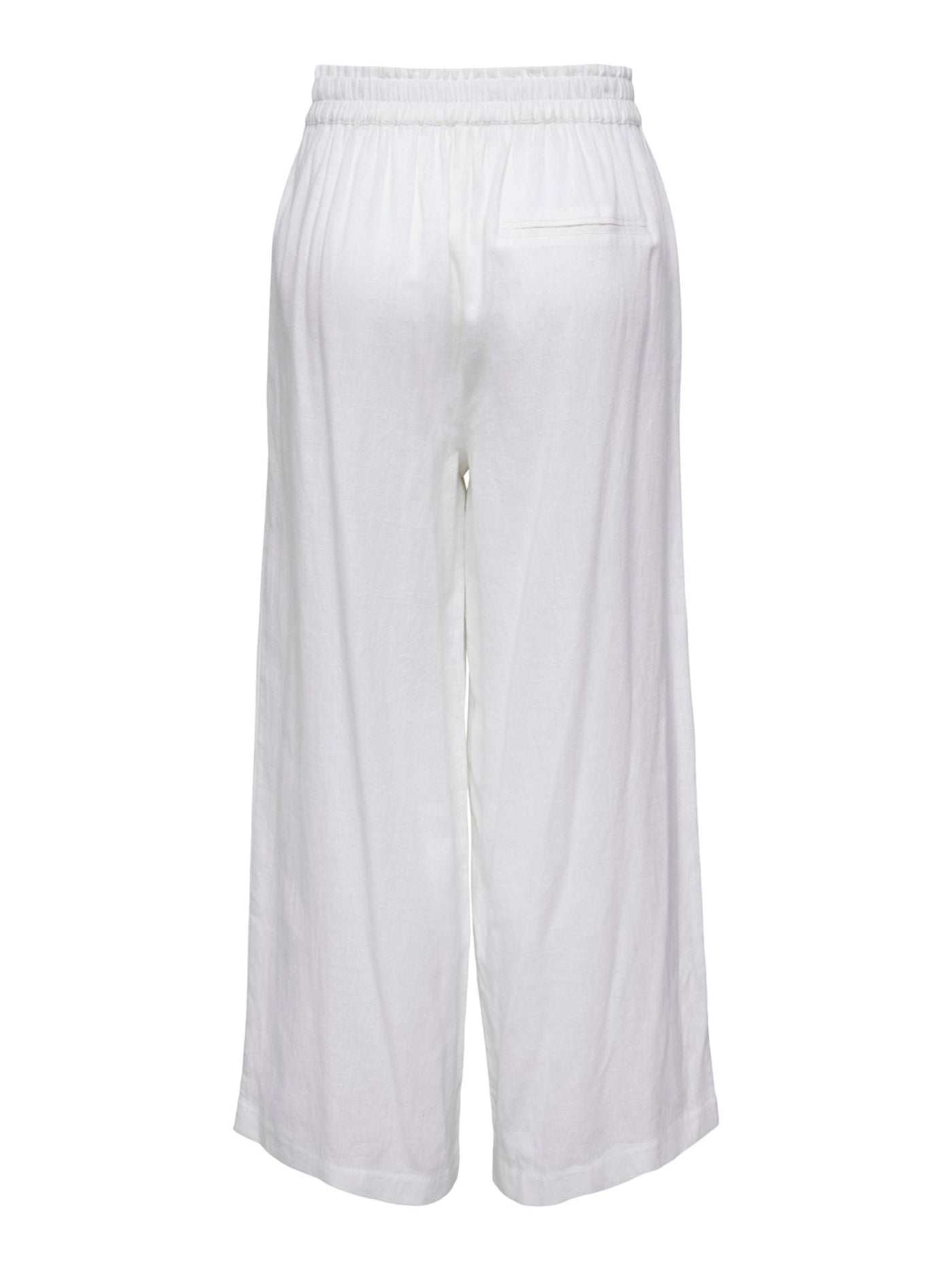 Tokyo Linen Pants - Bright White - ONLY - White 2