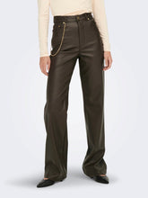 Load image into Gallery viewer, Camille-Idina High Waist Pants - Delicioso - ONLY - Brown
