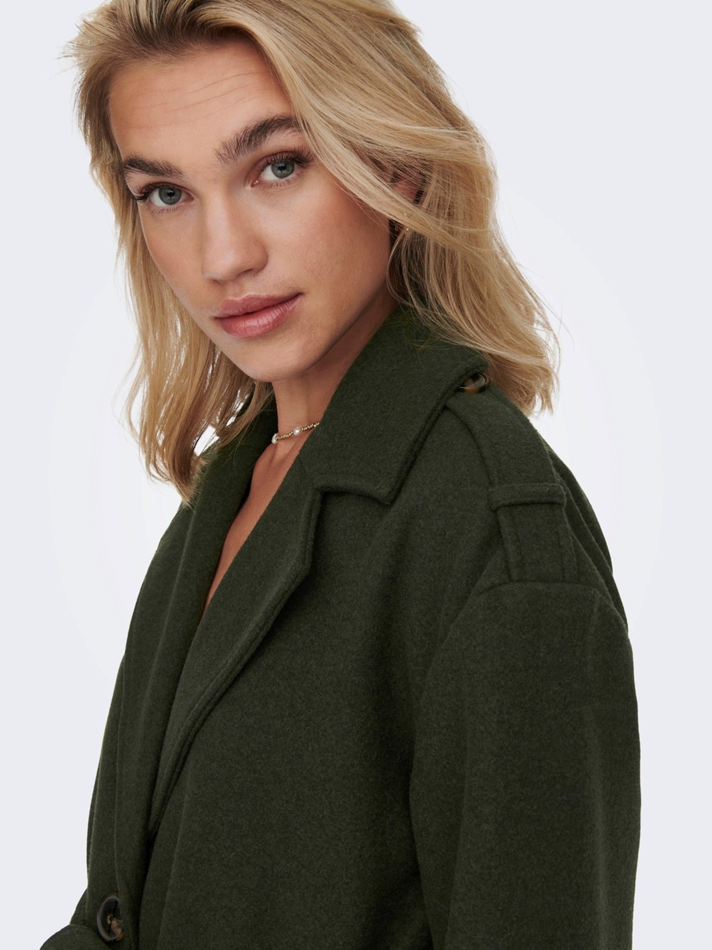 Emma Coat - Rosin - ONLY - Green 3