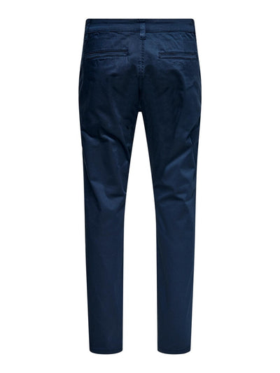 Will Life Regular Chino Pants - Dress Blues - Only & Sons - Blue 2