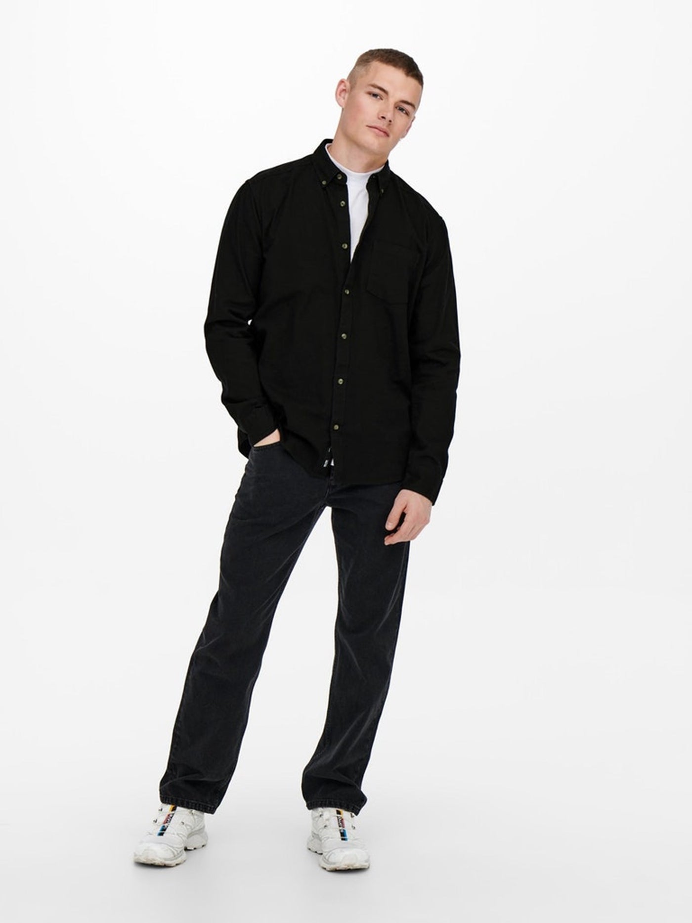 Bryce Shirt - Black - Only & Sons - Black 4